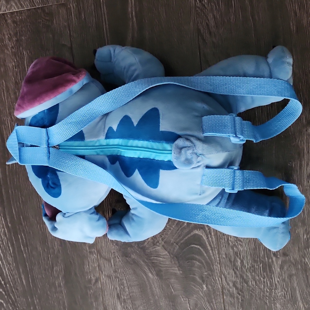 DISNEY Stitch 15" Plush Backpack - Lilo and Stitch Adjustable Straps - Picture 6 of 9